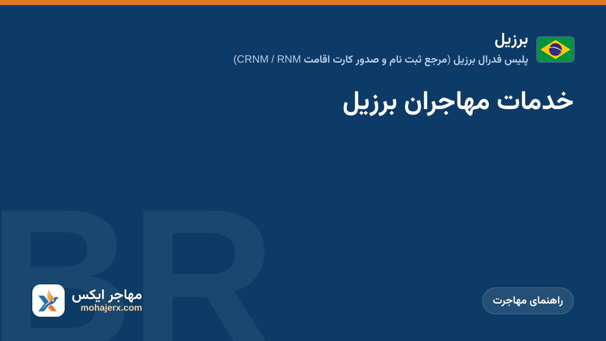 خدمات مهاجران برزیل | برزیل | راهنمای مهاجرت