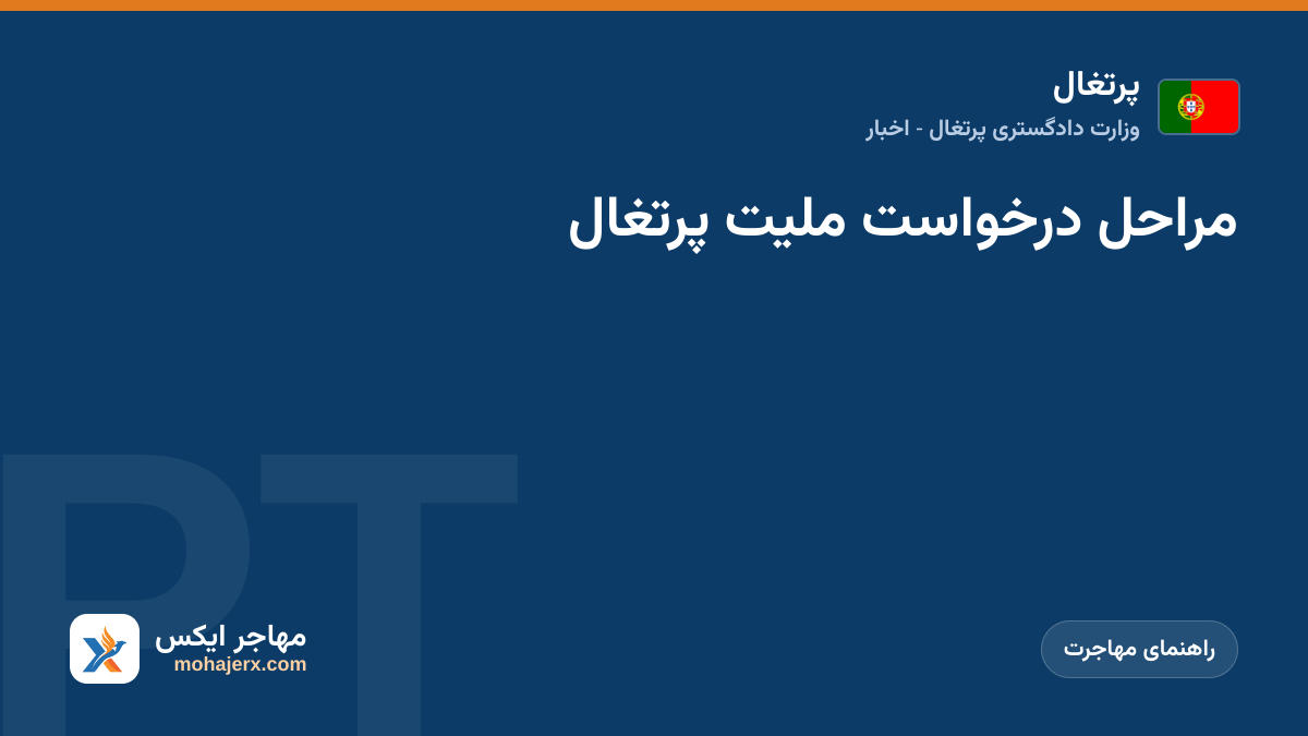 مراحل درخواست ملیت پرتغال | پرتغال | راهنمای مهاجرت