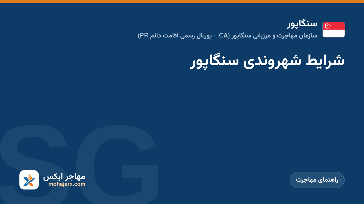 شرایط شهروندی سنگاپور | سنگاپور | راهنمای مهاجرت
