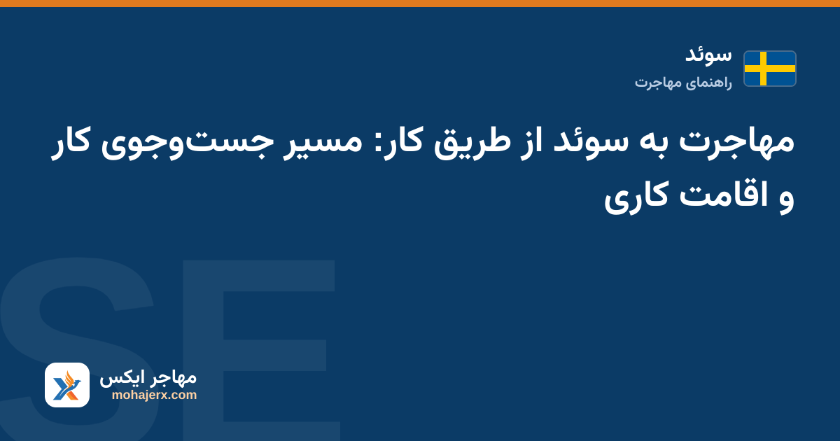 متقاضی کار با رزومه و لپ‌تاپ در حال بررسی آگهی‌های شغلی سوئد